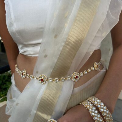 Paachi kundan waist belt\hip belt