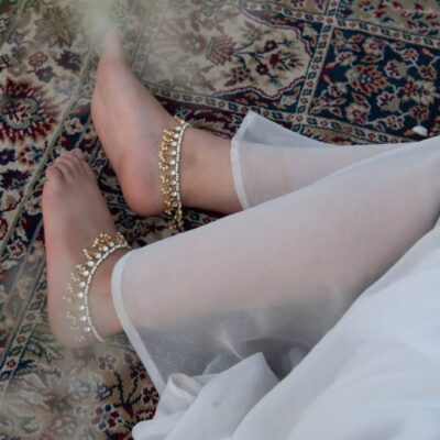 Kundan Anklets