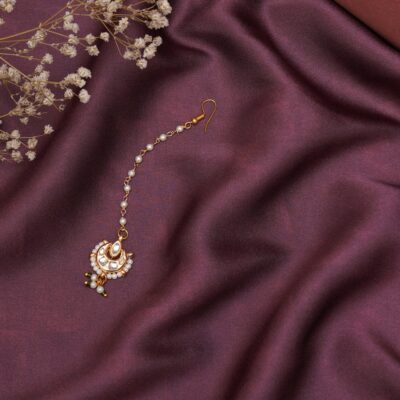 Kundan Maang tika For Kids