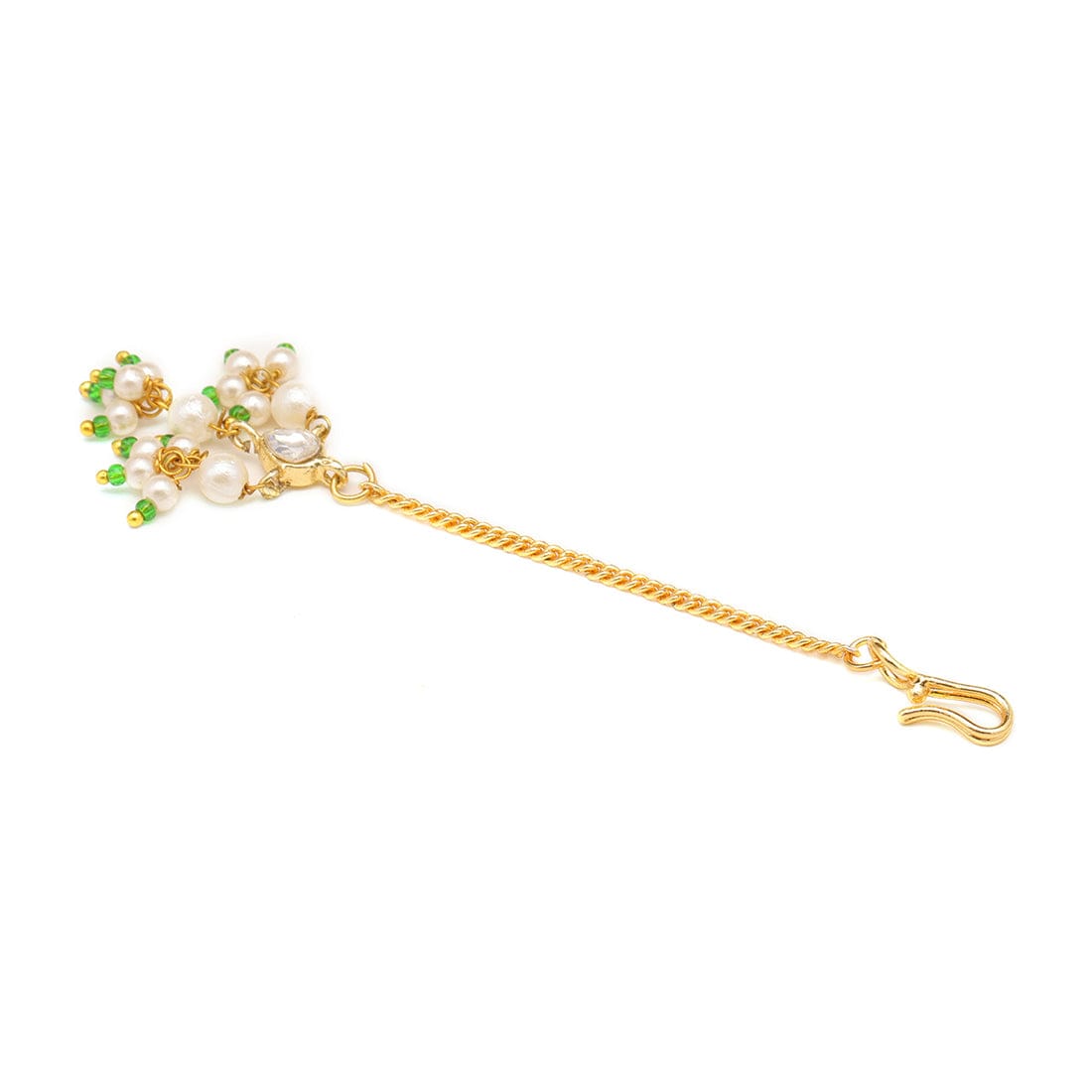 Kundan Maang tika With Earring For Kids - Image 7