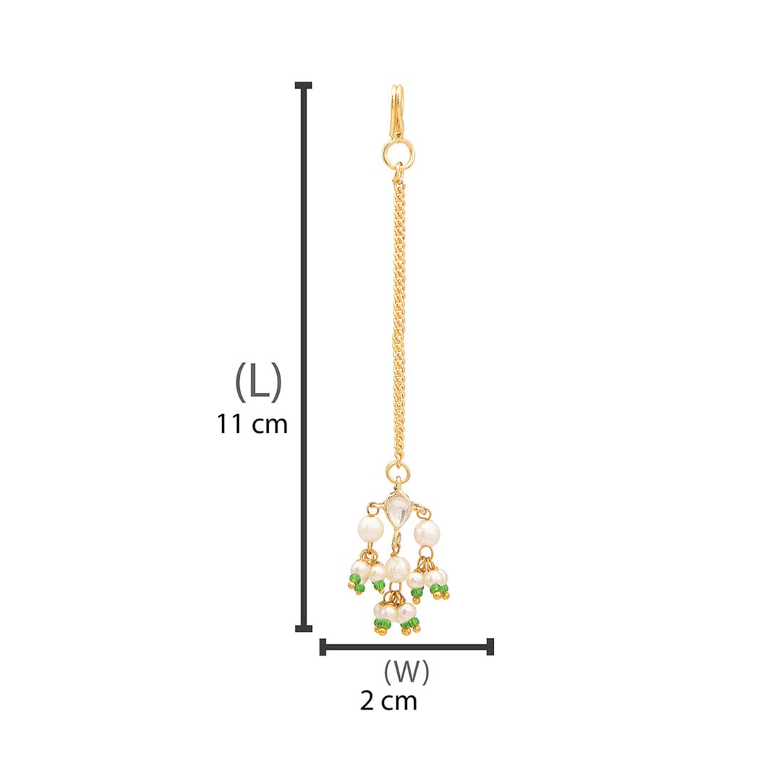 Kundan Maang tika For Kids - Image 5