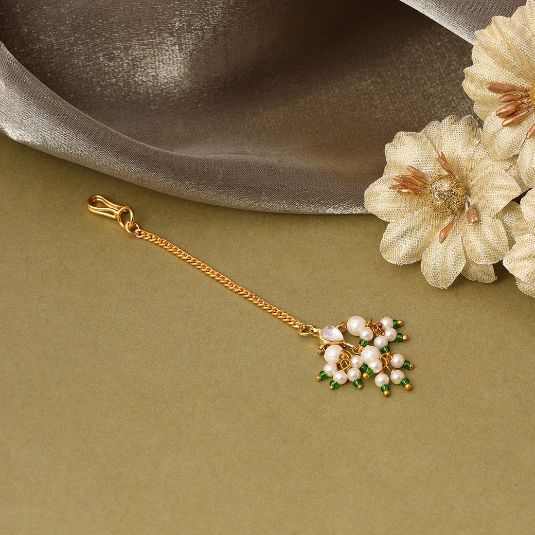 Kundan Maang tika For Kids