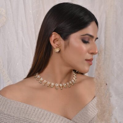 Jadau Kundan Neklace Set
