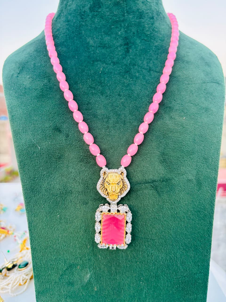 Lion Jaguar Kundan Choker Set: Sabyasachi Inspired Indian Jewelry - Image 2