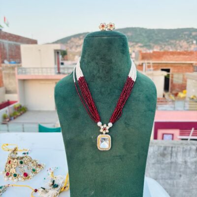 Long Polki Neckpieces