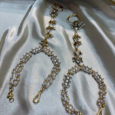 Charani Kundan Hathphool (Pack Of 2)