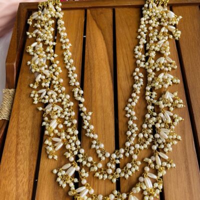 Multi Layer Moti Neckline