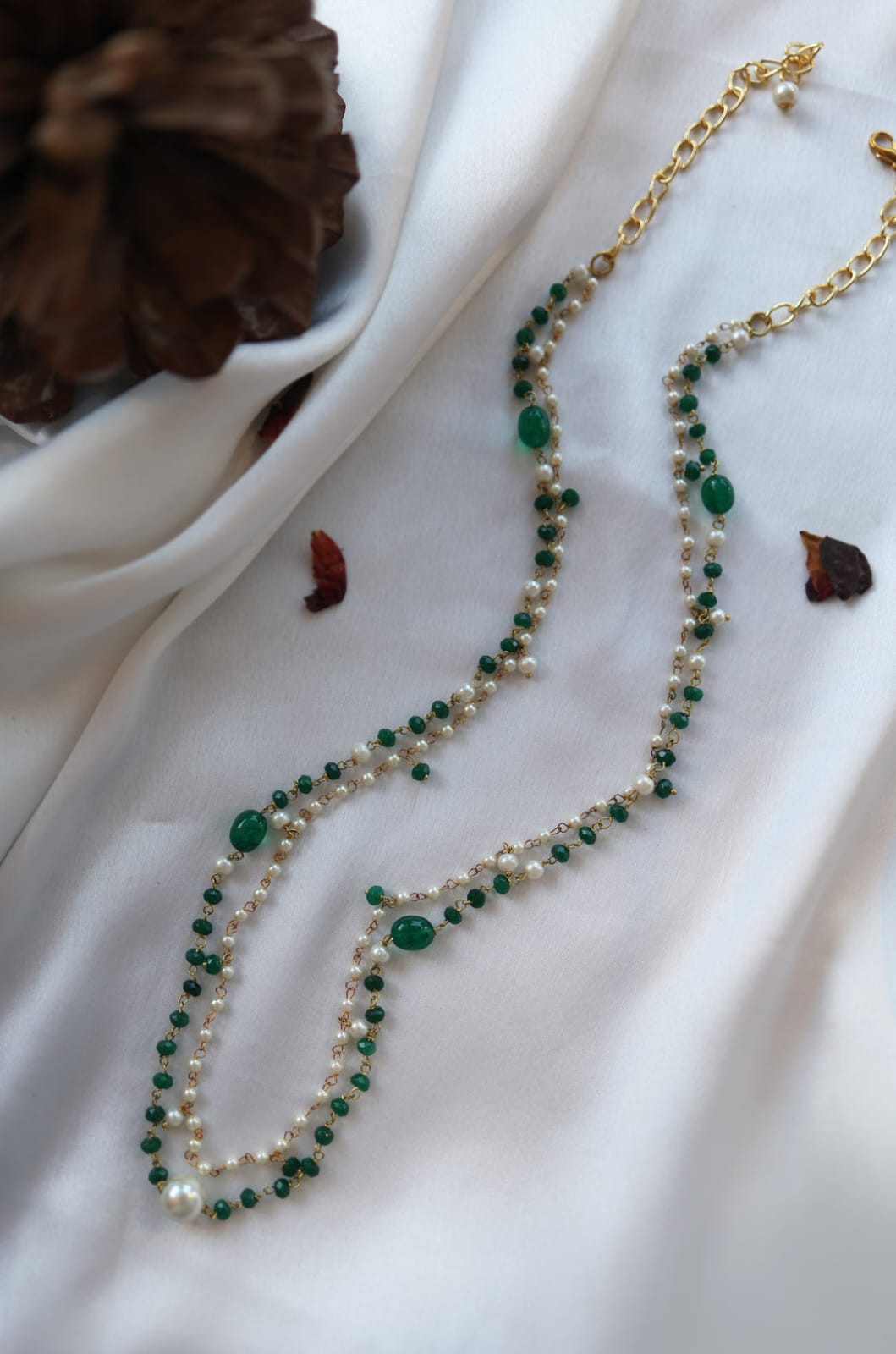 Anoushka Jade Green Necklace