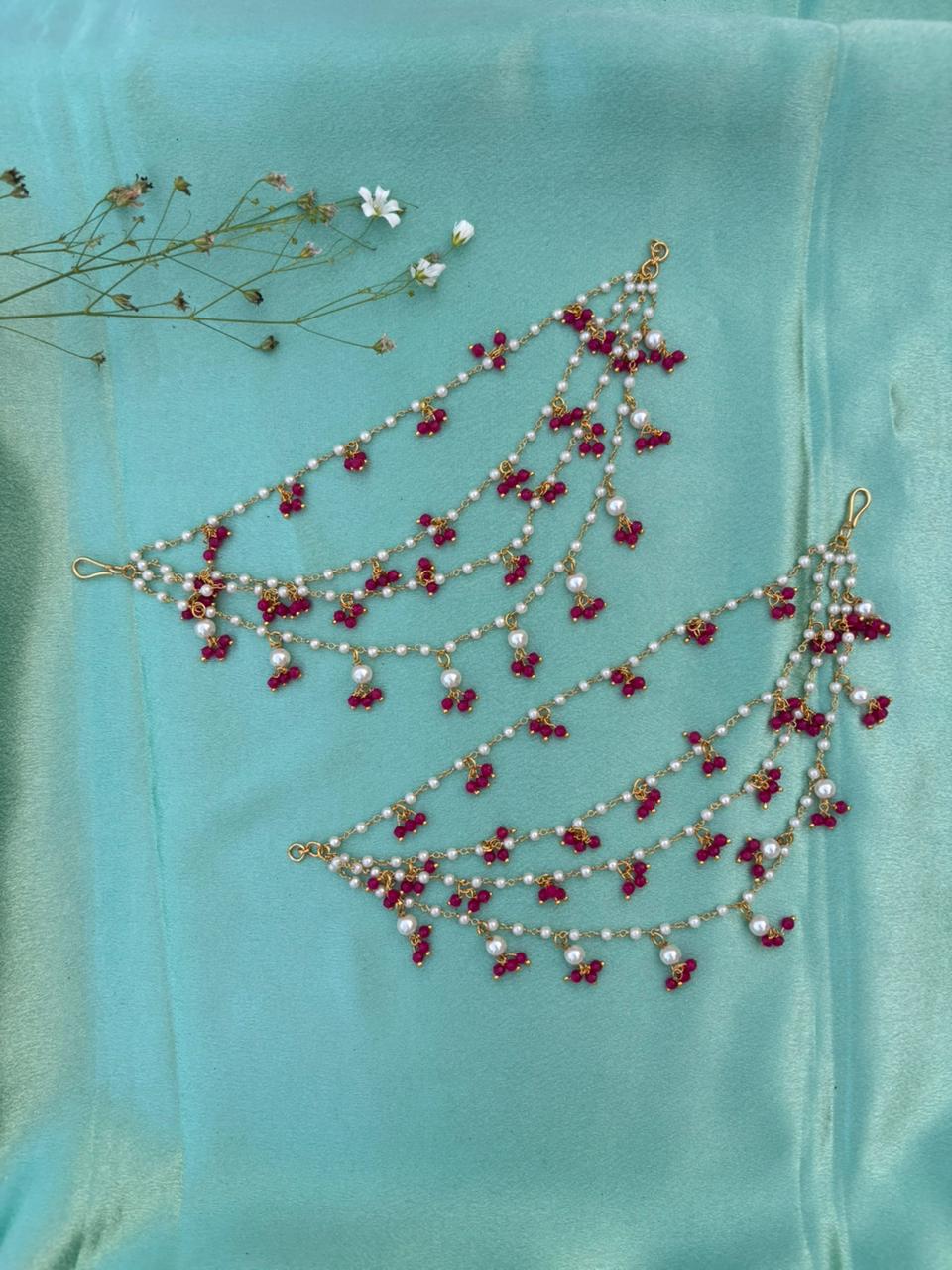 Rani Pearl Drop Ear Chain