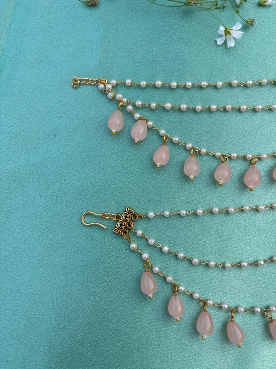 Elegant Handcrafted Ear Chain – Timeless Grace for Every Look - Image 2