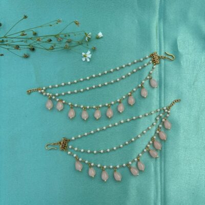 Elegant Handcrafted Ear Chain – Timeless Grace for Every Look