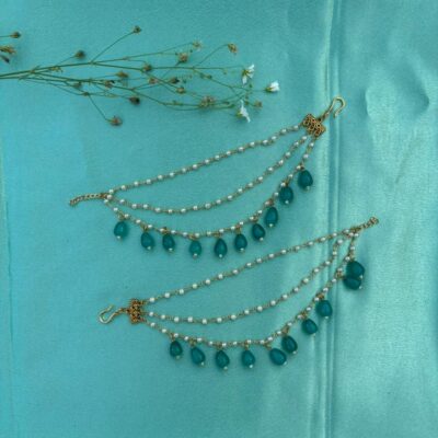 Elegant Handcrafted Ear Chain – Timeless Grace for Every Look