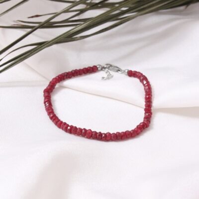 Maroon Onyx Bracelet