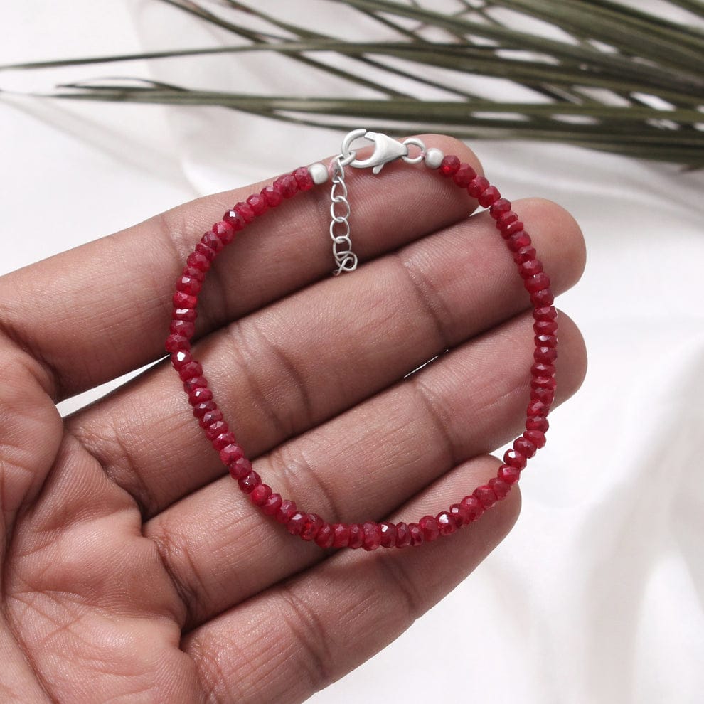 Maroon Onyx Bracelet - Image 2