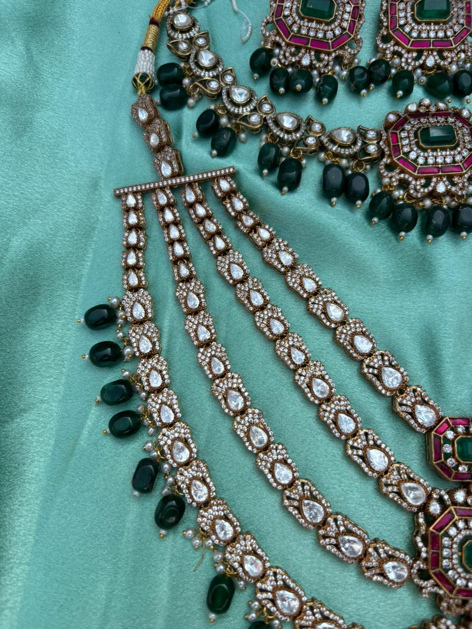 Brakha R&G Kundan Necklace Set - Image 6