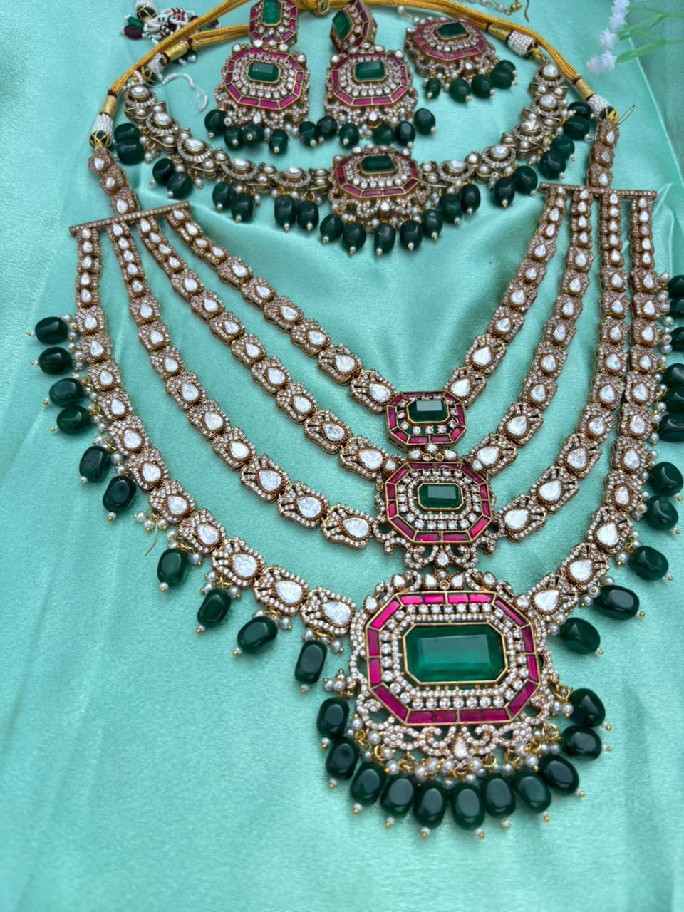 Brakha R&G Kundan Necklace Set - Image 2