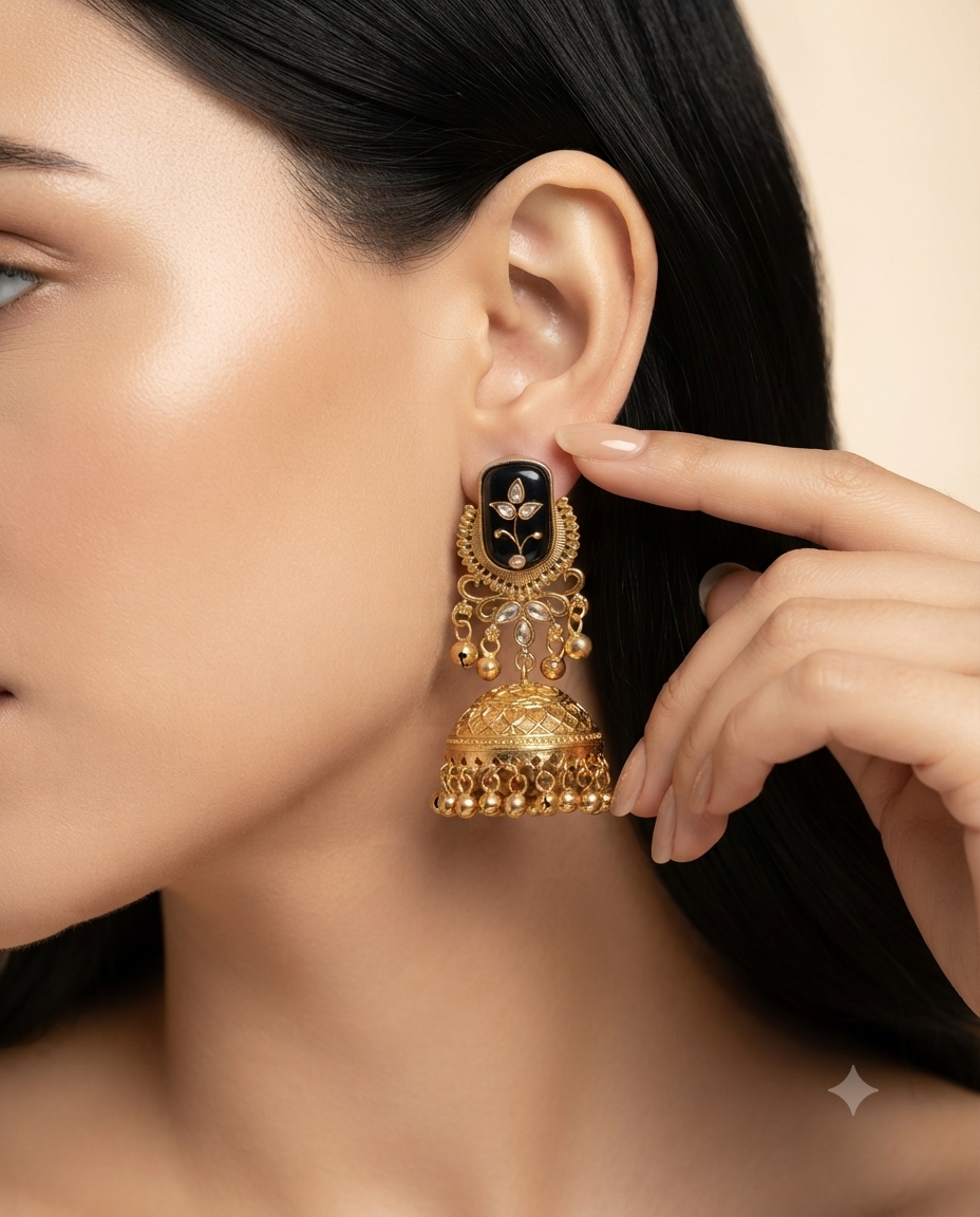 Handcrafted Ethnic Jhumkas