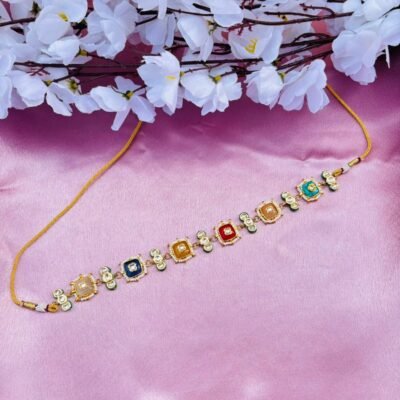 Navratna Kundan Choker Necklace