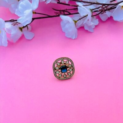 Royal Blue Gemstone Statement Ring