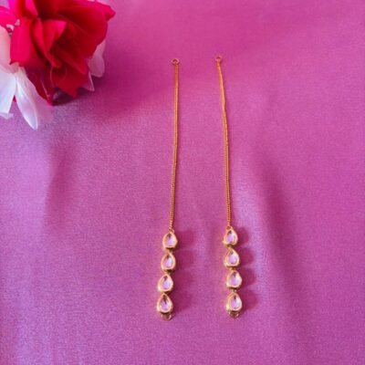 Minimalist Teardrop Ear Chain