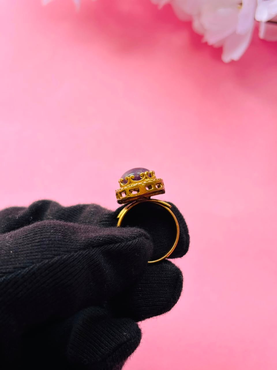 Handcrafted Minimalist Gemstone Ring - Image 5