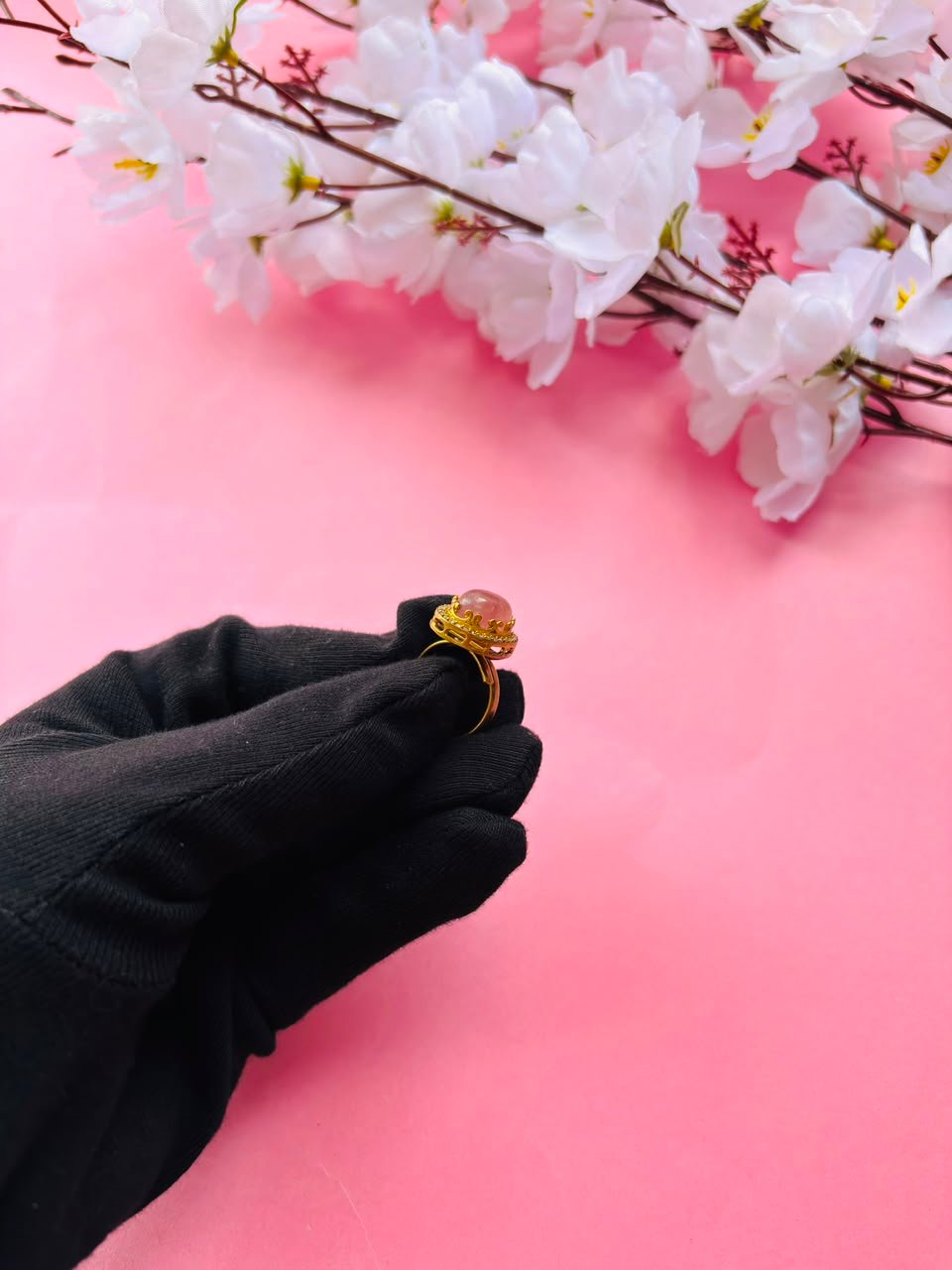 Handcrafted Minimalist Gemstone Ring - Image 5