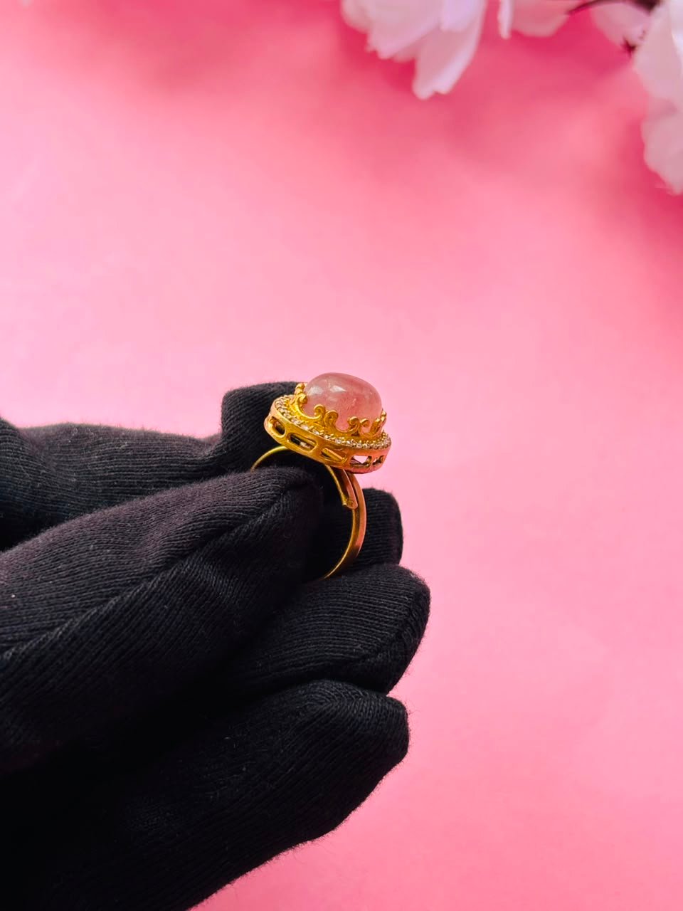 Handcrafted Minimalist Gemstone Ring - Image 3