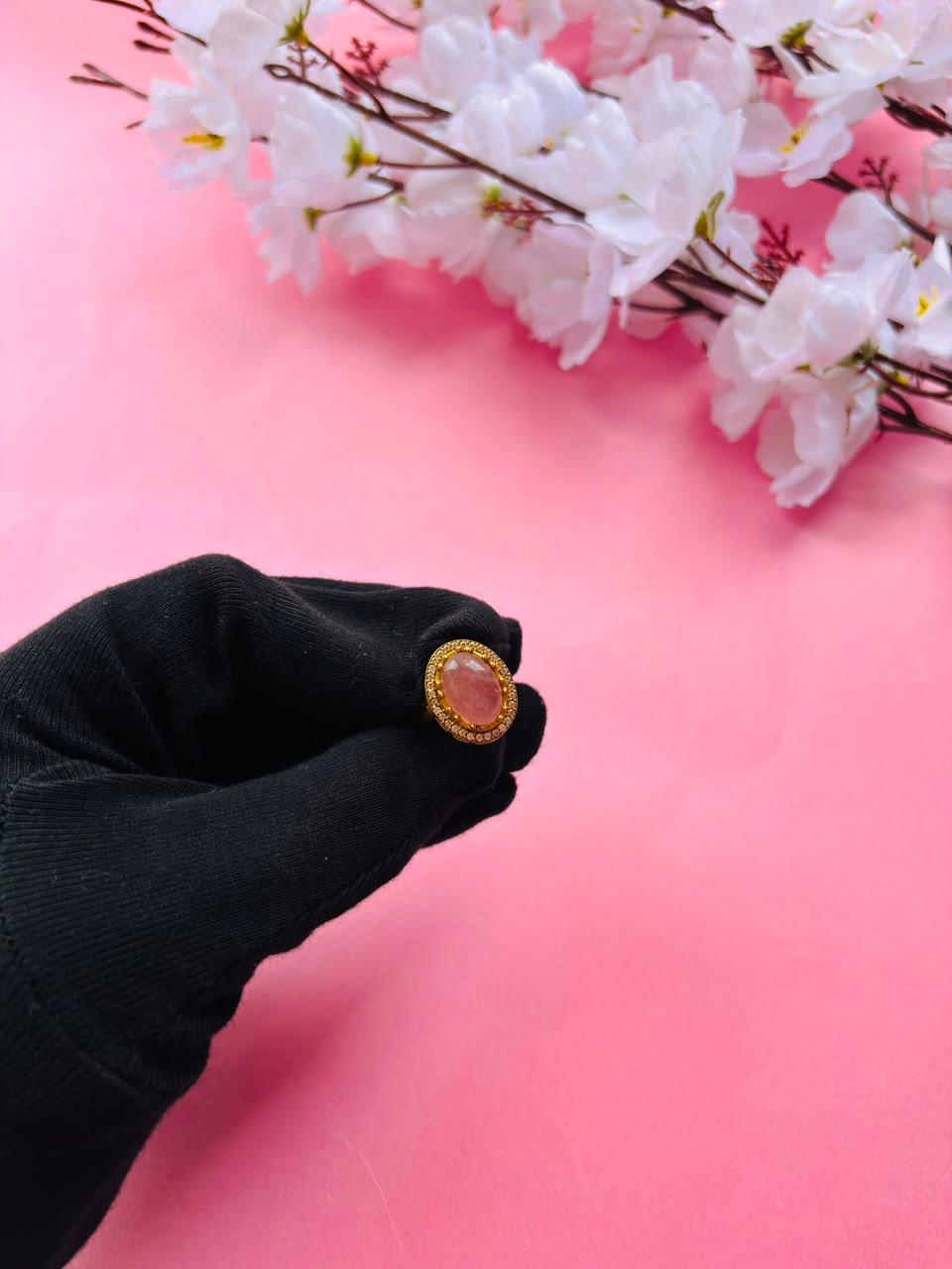 Handcrafted Minimalist Gemstone Ring - Image 2