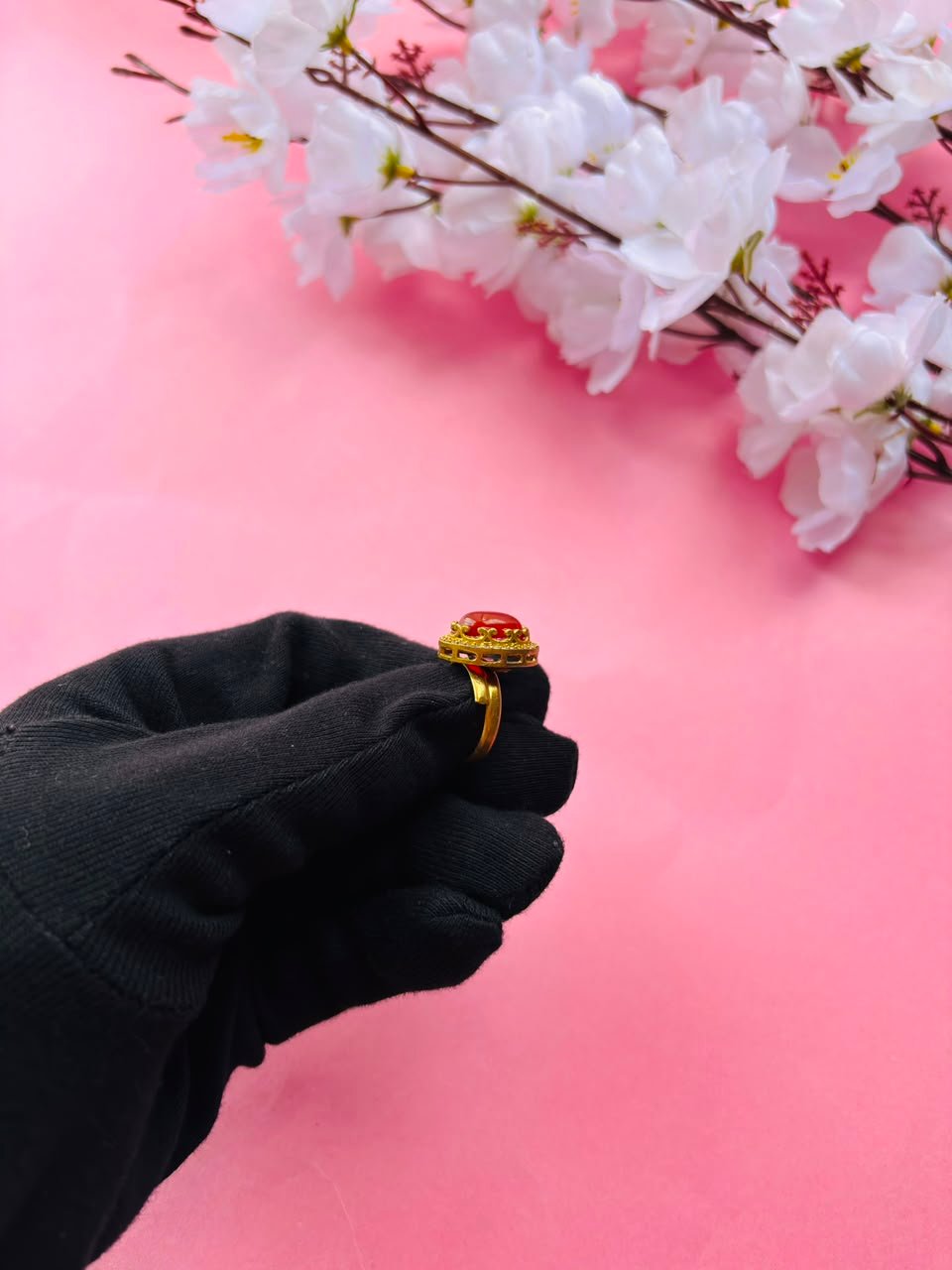 Handcrafted Minimalist Gemstone Ring - Image 4