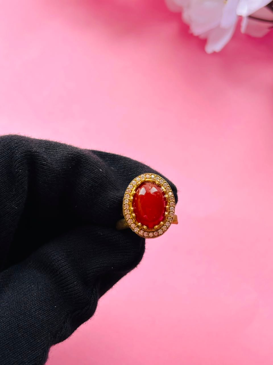 Handcrafted Minimalist Gemstone Ring - Image 3