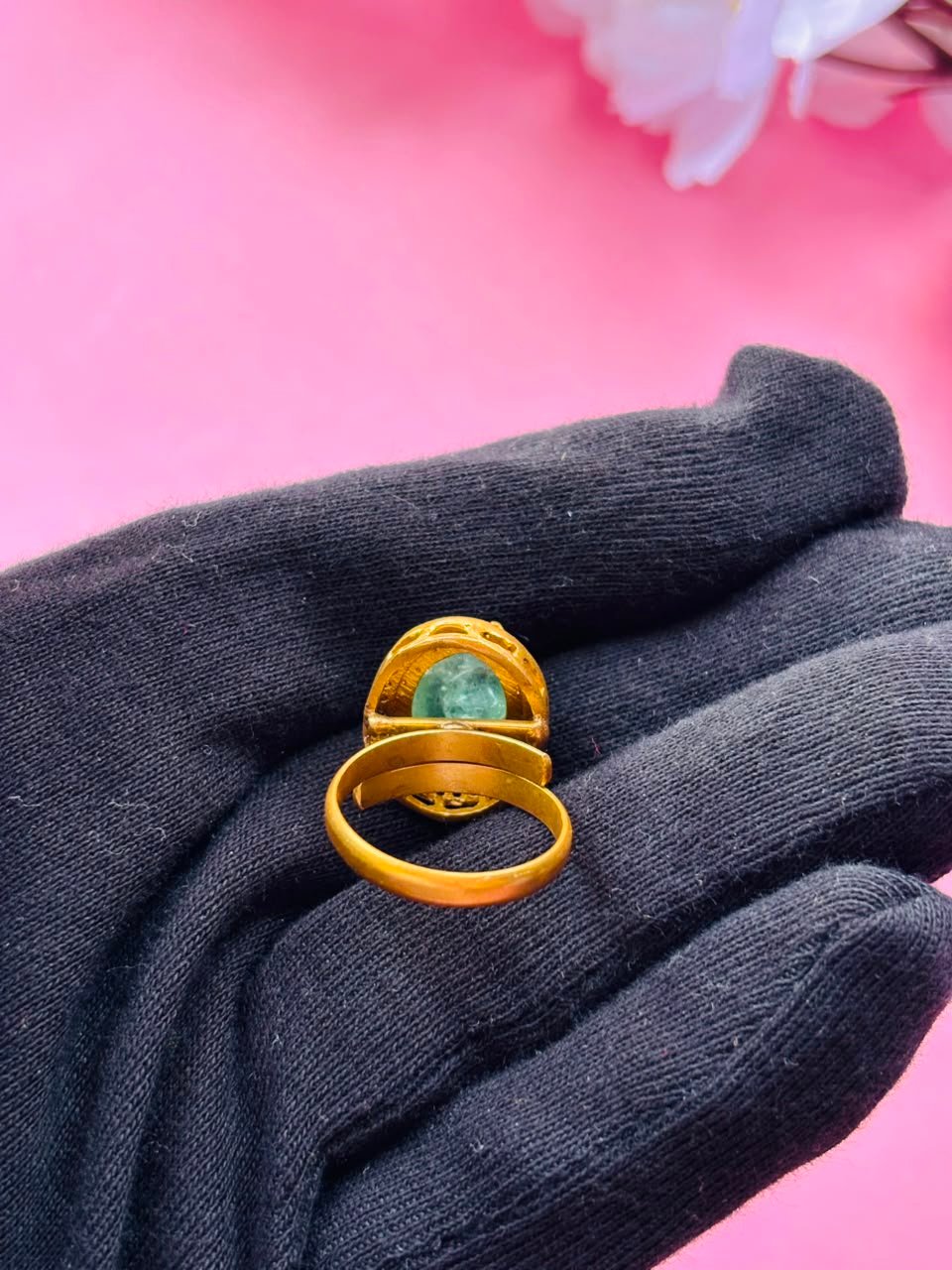 Handcrafted Minimalist Gemstone Ring - Image 7