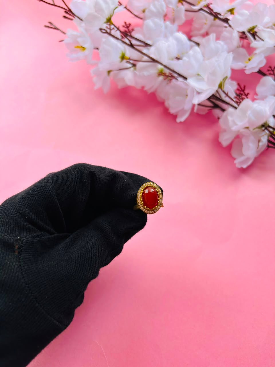 Handcrafted Minimalist Gemstone Ring - Image 2