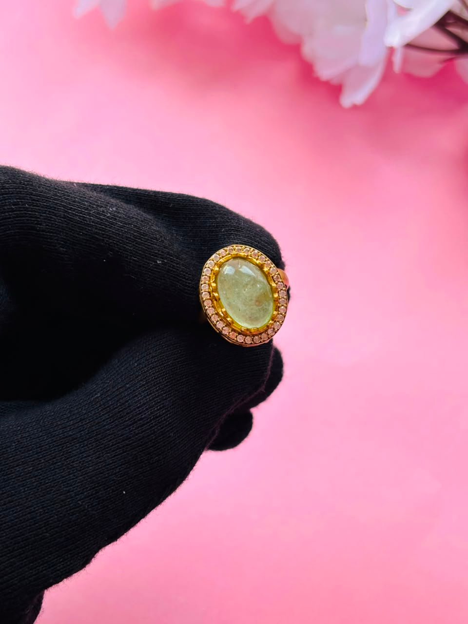 Handcrafted Minimalist Gemstone Ring - Image 3