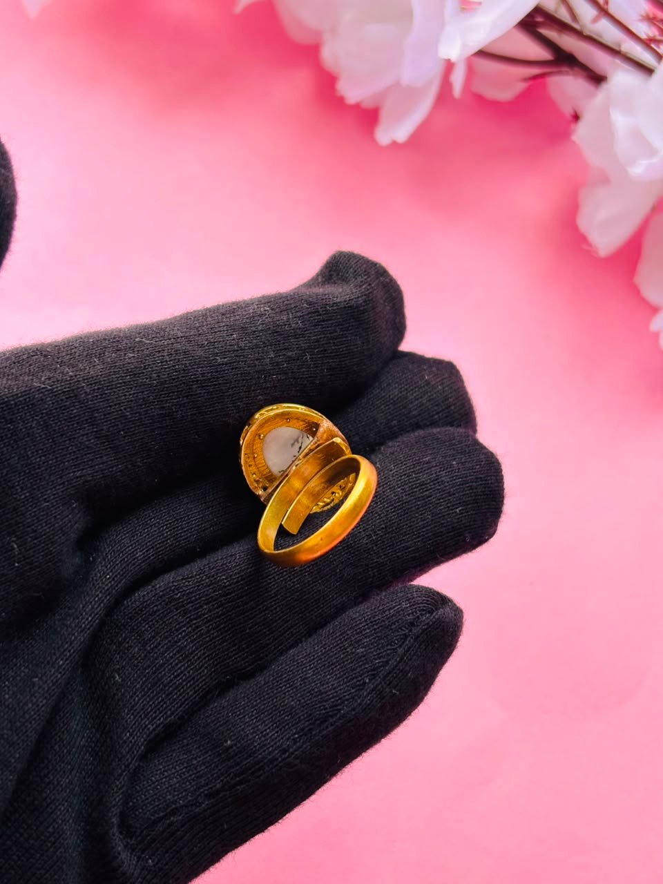 Handcrafted Minimalist Gemstone Ring - Image 7