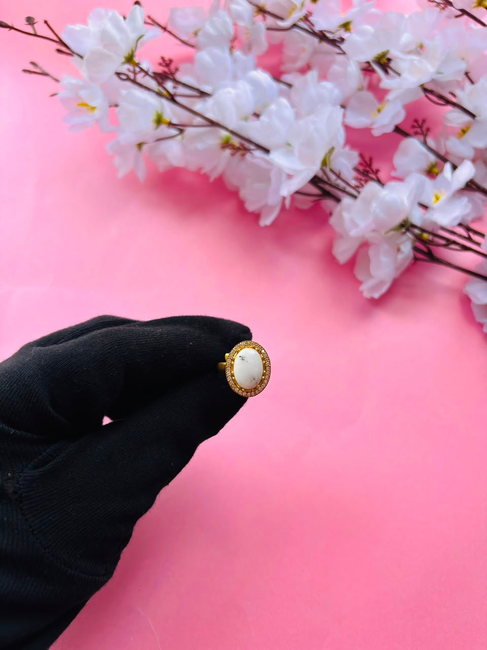 Handcrafted Minimalist Gemstone Ring - Image 2
