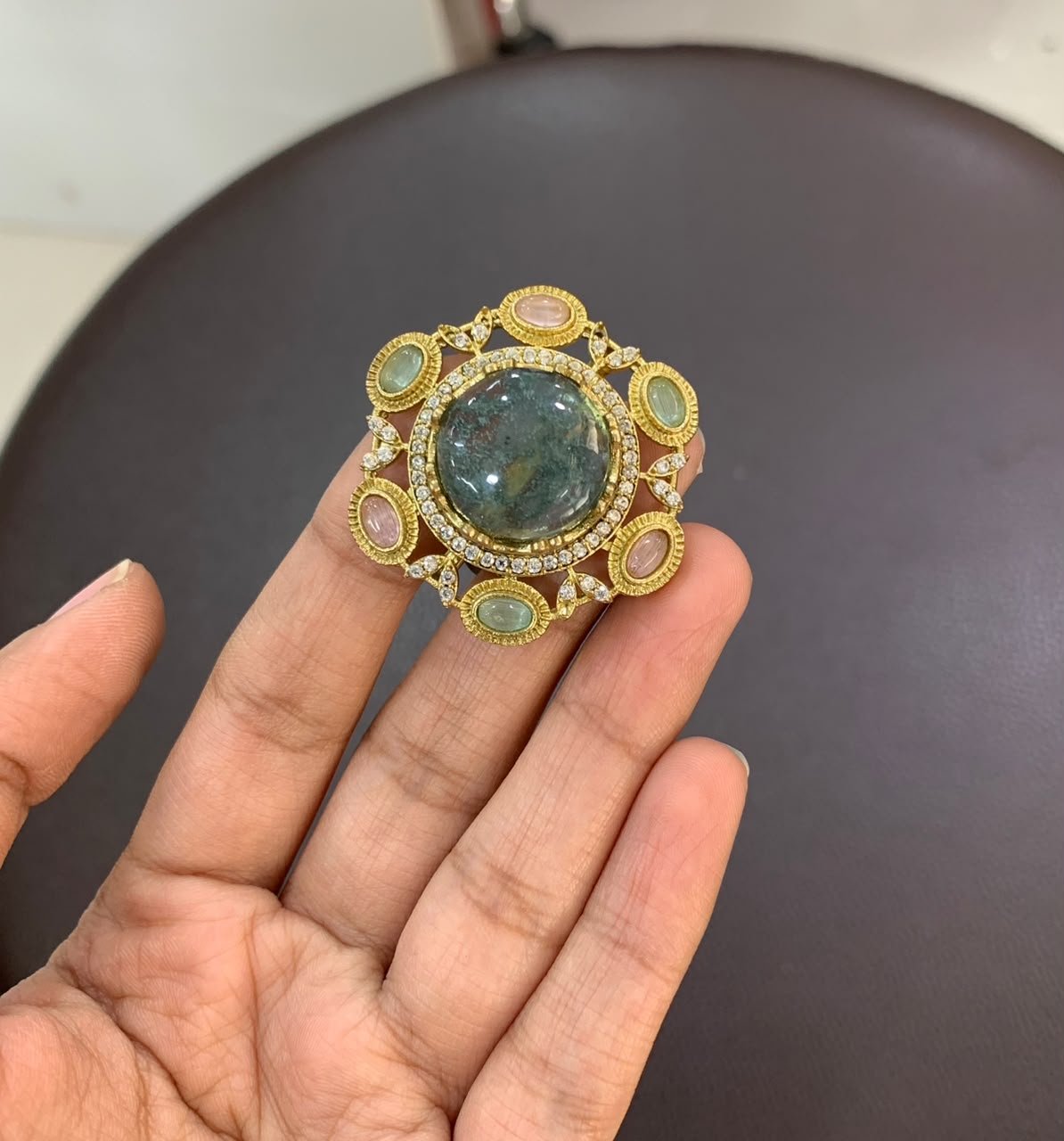 Victorian Style Gemstone Statement Rings - Image 7