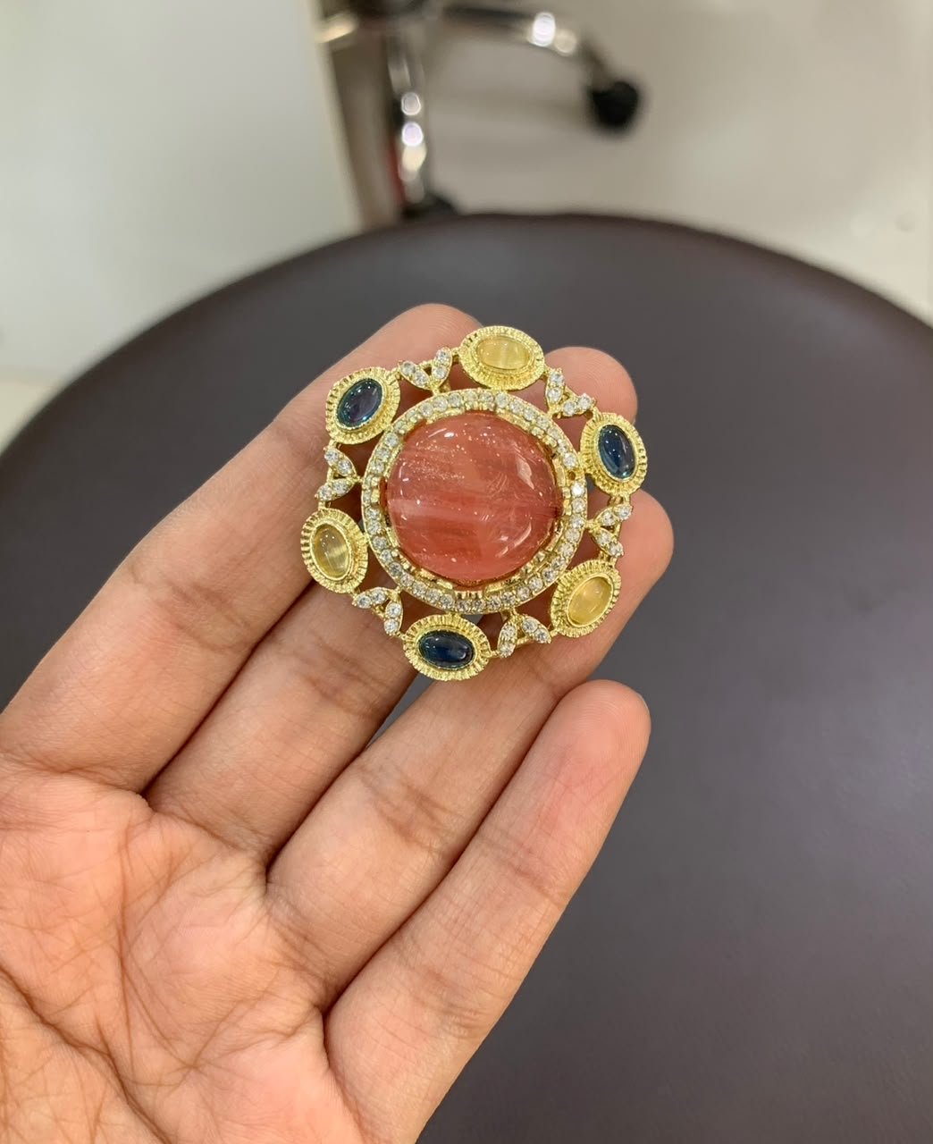 Victorian Style Gemstone Statement Rings - Image 4