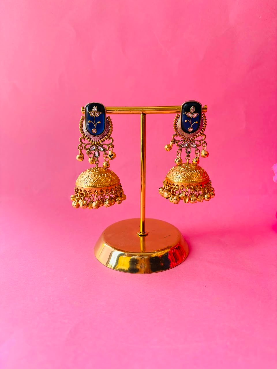 Handcrafted Ethnic Jhumkas - Image 2