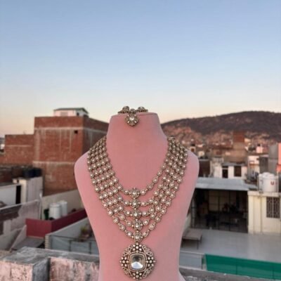 Polki Layered Bridal Necklace Set